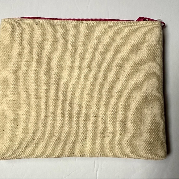 Izzy and Oliver Floral Embroidered Clutch - Pink and Green - Picture 2 of 4